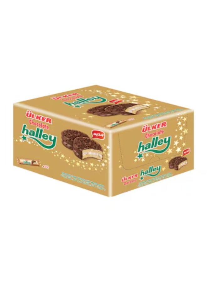 Ulker Halley Chocolate Biscuits – 33 g – Pack of 12